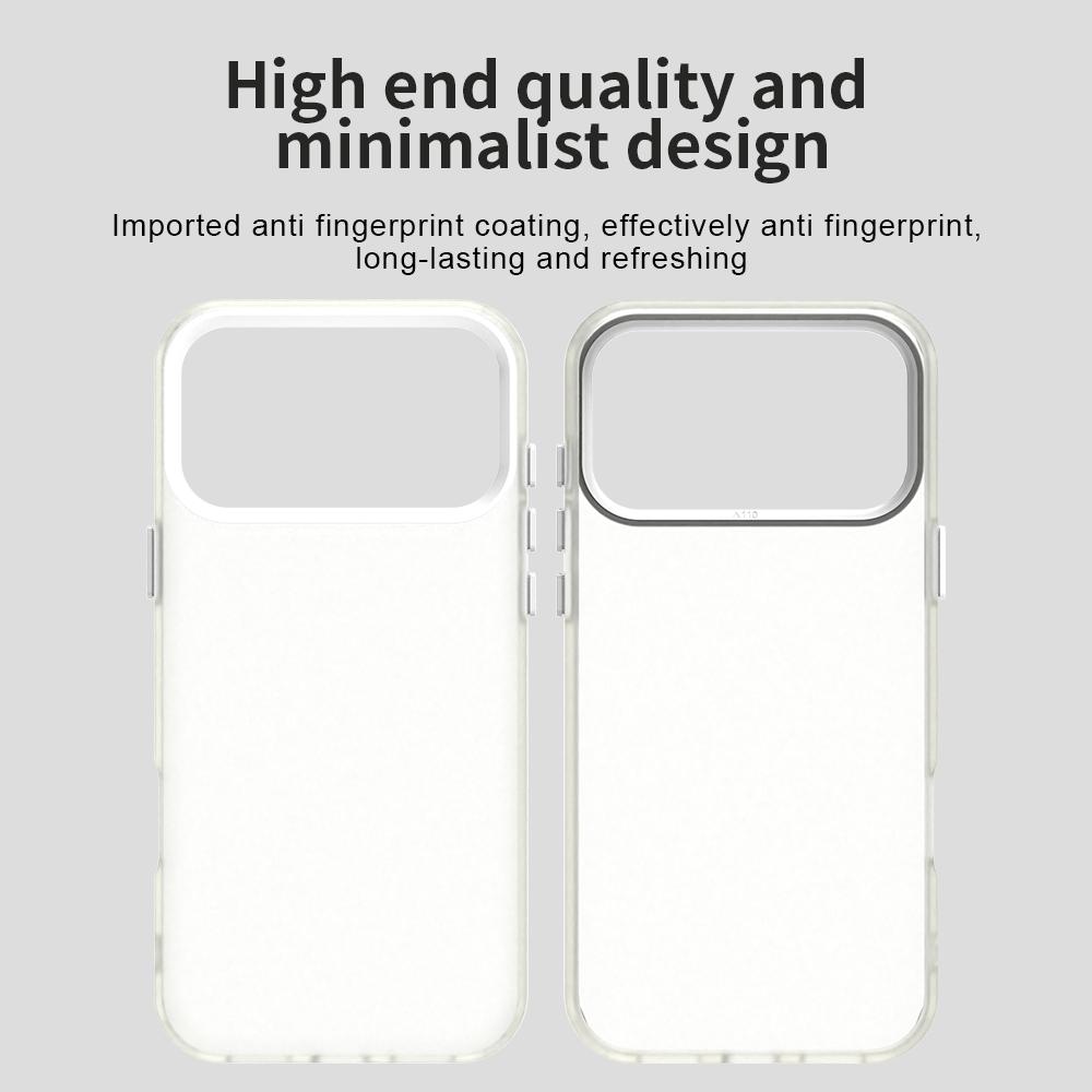For iPhone 17 Pro Case PC+TPU+PET Matte Anti-Drop Phone Back Cover