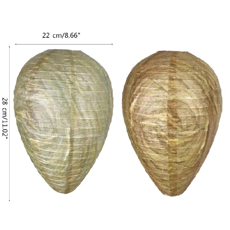 Deterrent Realistic Wasp Paper Repellents Safe Fake Trap DrivesBeehives Lanterns