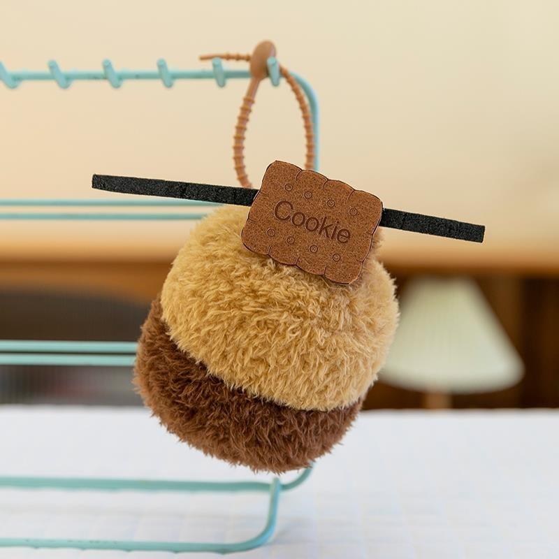 Cake Cute Plush Keychain Car Pendant With Toy Design Car Accessories Interior