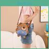 Kids Bear Anime Character Nylon Crossbody Bag With Breathable Fabric Activities