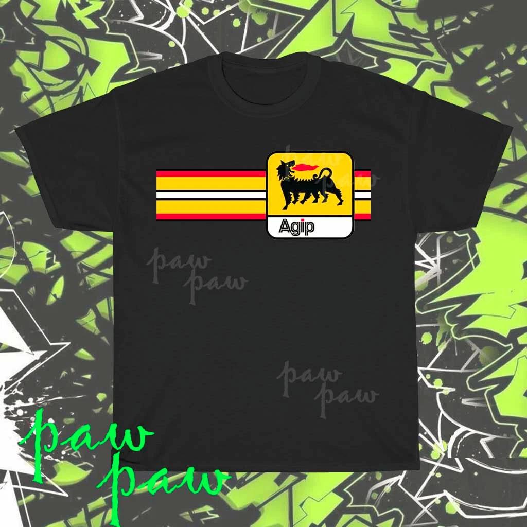 Brand New AGIP Lubricants Logo American T-Shirt Funny Size S to 5XL 3XL
