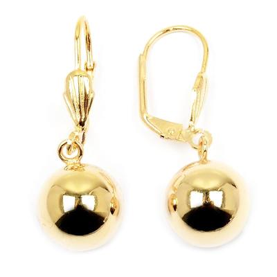 [M8959] - Gold Plated 'Marbles' Sleepers - 12 Mm
