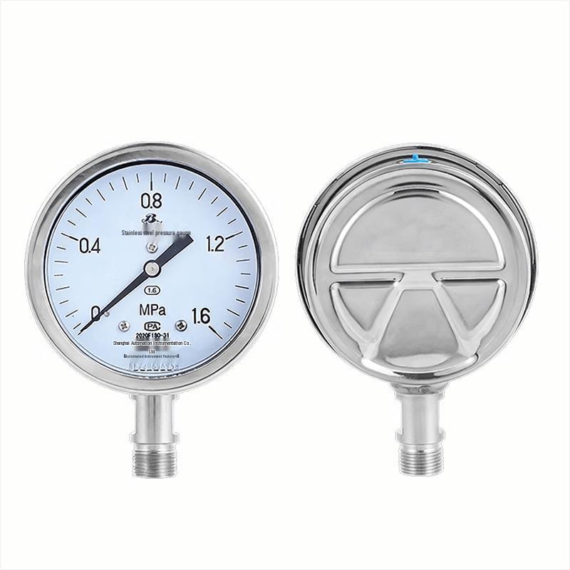 SYCIF Stainless Steel Pressure Gauge Y-100BF