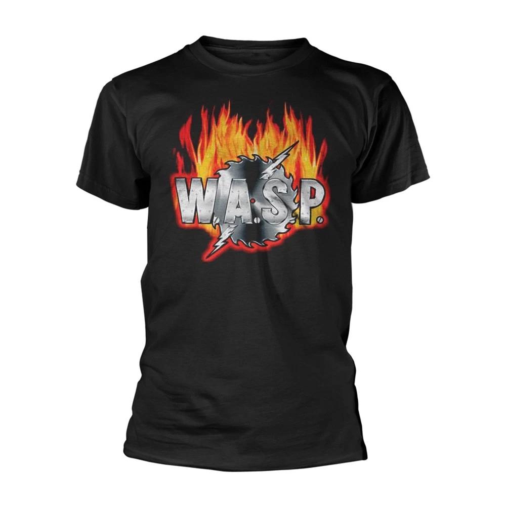 WASP  Sawblade Logo  T shirt - NEW W.A.S.P. L