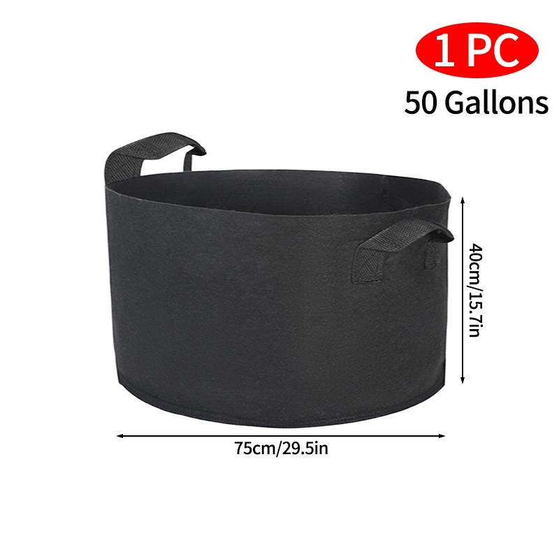 Plant Seedling Bags Non-Woven Fabric Growth Bags Durable Grow Bag Gardening Supplies Vegetable Garden Accessories