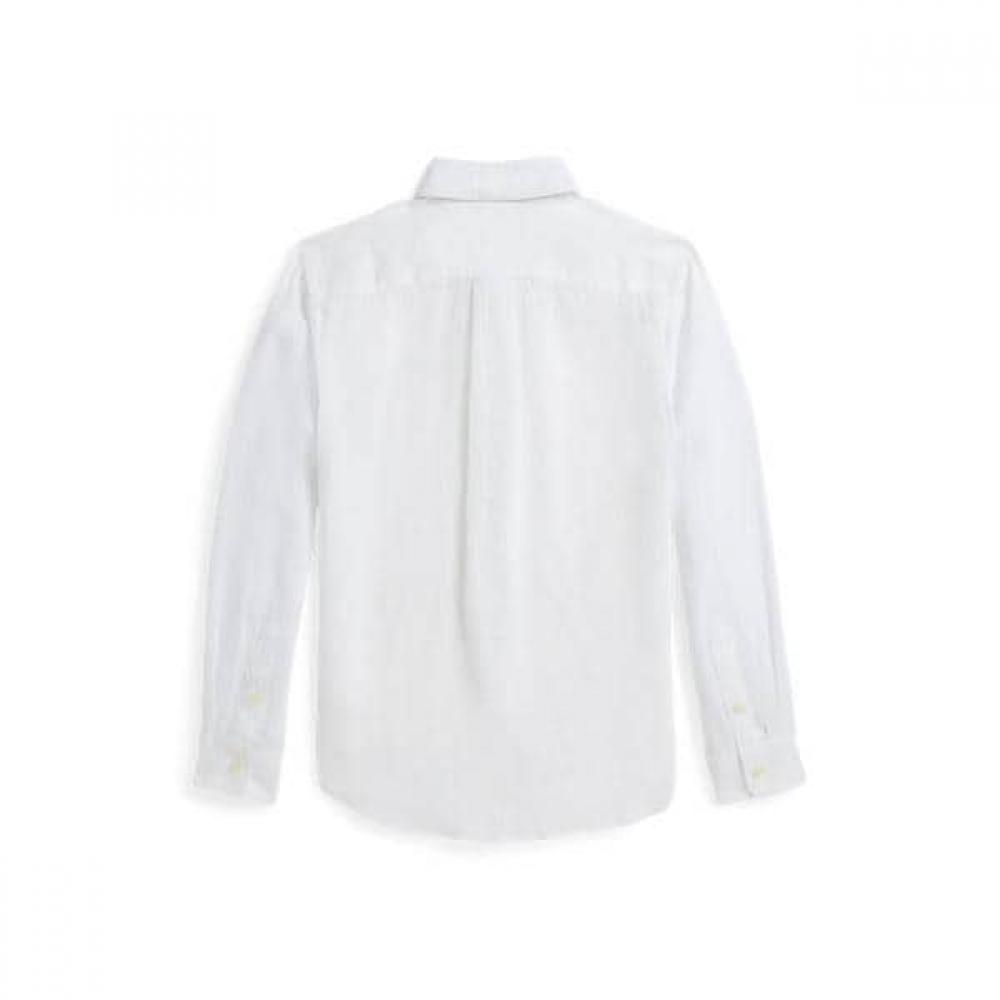 Polo Kids Boys 8 18 Year Old Linen Shirts  Cwpowovy6820544100 