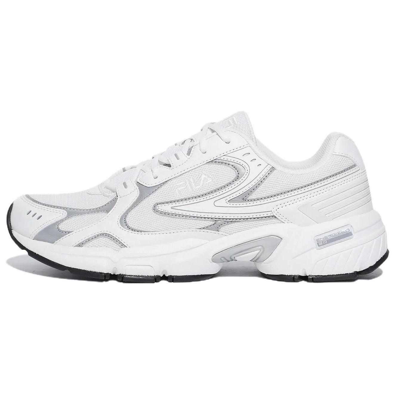 

FILA Recharge Abrasion Resistant Low top Casual Shoes Unisex White Gray 1RM02860G100 42
