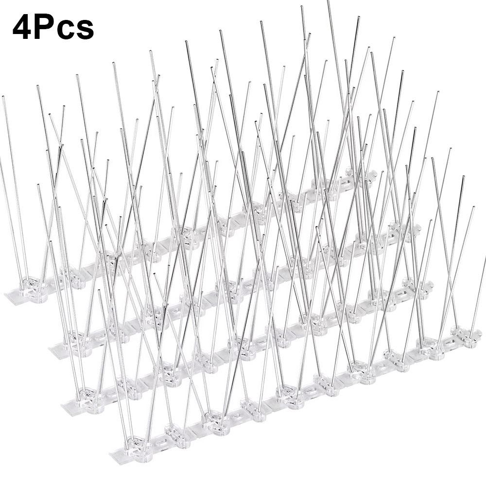 1/4Pcs Stainless Steel Bird Proof Nails 25cm Balcony Eaves Sills Anti Pigeon Spikes Anti-bird Sting for Garden Fence Roof