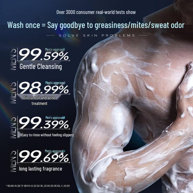 VS Men's 72H Fragrance Oil Control Shower Gel