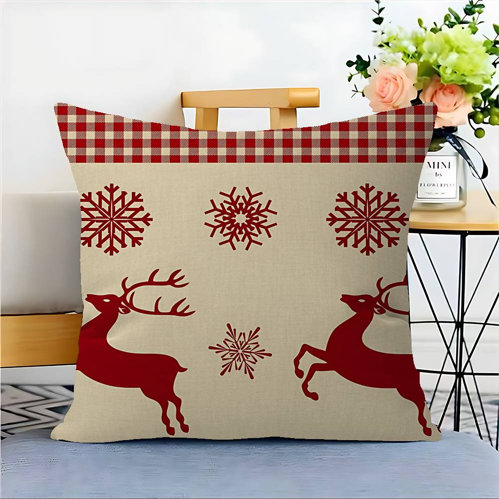Cuscino di Natale Regalo Decorazione Casa Ufficio Camera da Letto Divano Auto Copricuscino Custodia 45x45