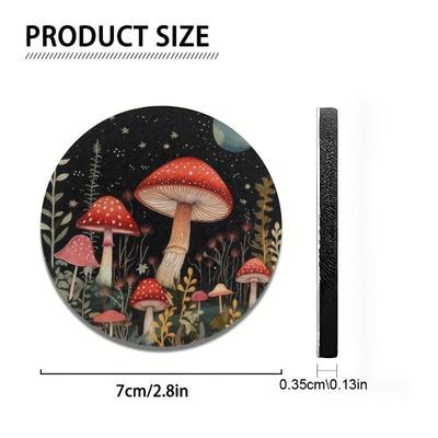 Mushroom Pattern Car Coaster for Autumn/Winter 2026
