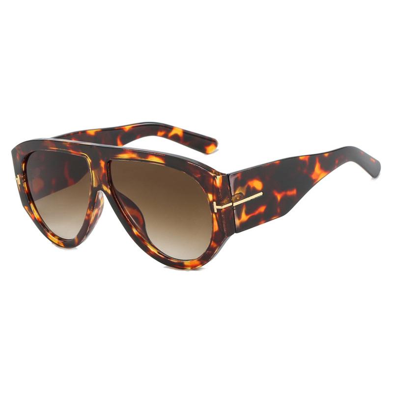 Fashion Big Frame Pilot Sunglasses Women Oversized Stylish Summer Driving Shades UV Protection