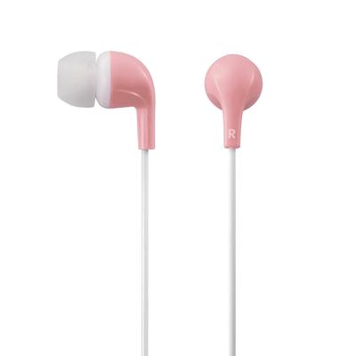 Elecom CN300 Stereo-Kopfhörer, In-Ear, Hellrosa, EHP-CN300APN1, Liefert Ausgewogenen Klang und Knackige Bässe