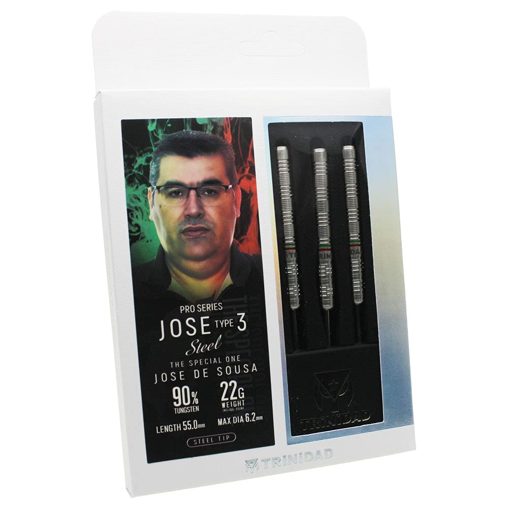 TRiNiDAD Darts Jose De Sousa Type3 STEEL TRiNiDAD Soft Darts Jose De Sousa Type3 STEEL Hard Darts Barrel