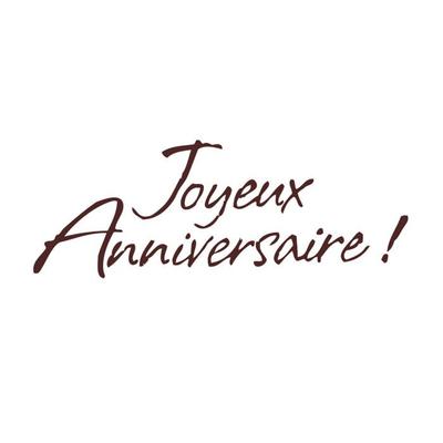 Graine Créative - Happy Birthday Wooden Stamp