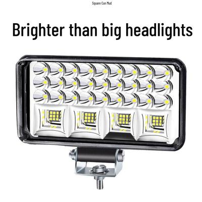 Car LED Spotlight 12V-80V: Universal Reversing Light for Electric Vehicles, Trucks, Tricycles, and Motorcycles.