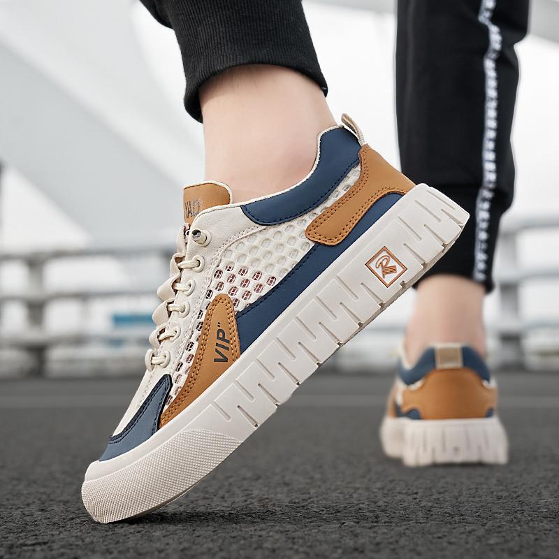 2024 New Breathable Men's Outdoor Sports Shoes Wear Resistant, Anti Slip, Comfortable, Soft Rubber Sole Casual  Shoes Size 39-44