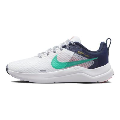 Zapatillas Downshifter 12 White Clear Jade para mujer Obsidian Picante-Red DD9294-103