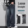 JEEP SPIRIT Men's Loose Straight-Leg Jeans