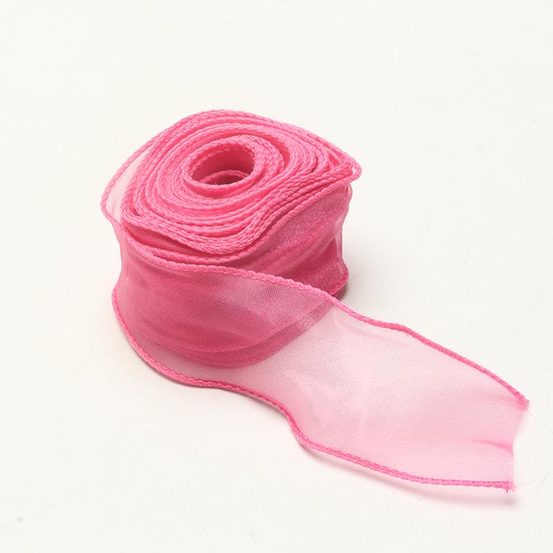 Coreless Iridescent Fishtail Satin Ribbon for Bouquet Packaging