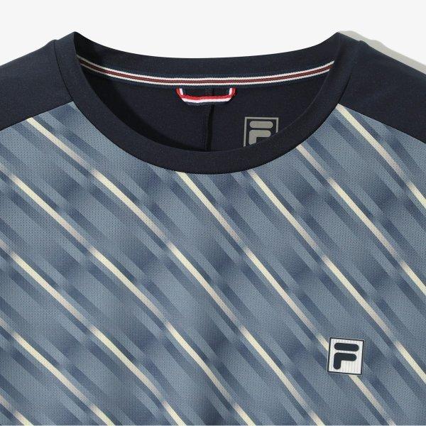Fila Full PrinT ShorT Sleeve T shirT separaTing Uni Poly Span