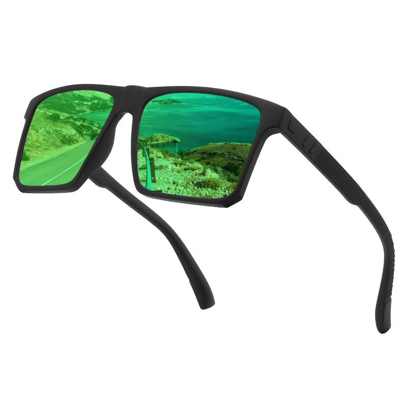 New Cross Border Men's Women's Outdoor Polarized Sports Sunglasses Square Colorful Trendy Glasses Cycling Driving