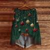Women's Fashion Christmas Print Lightweight Sweater Casual Long-Sleeve Knit Pullover Top