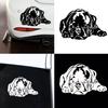 Cute Pug Dog Car-Styling Vehicle Body Window Reflective Decals Sticker Decor