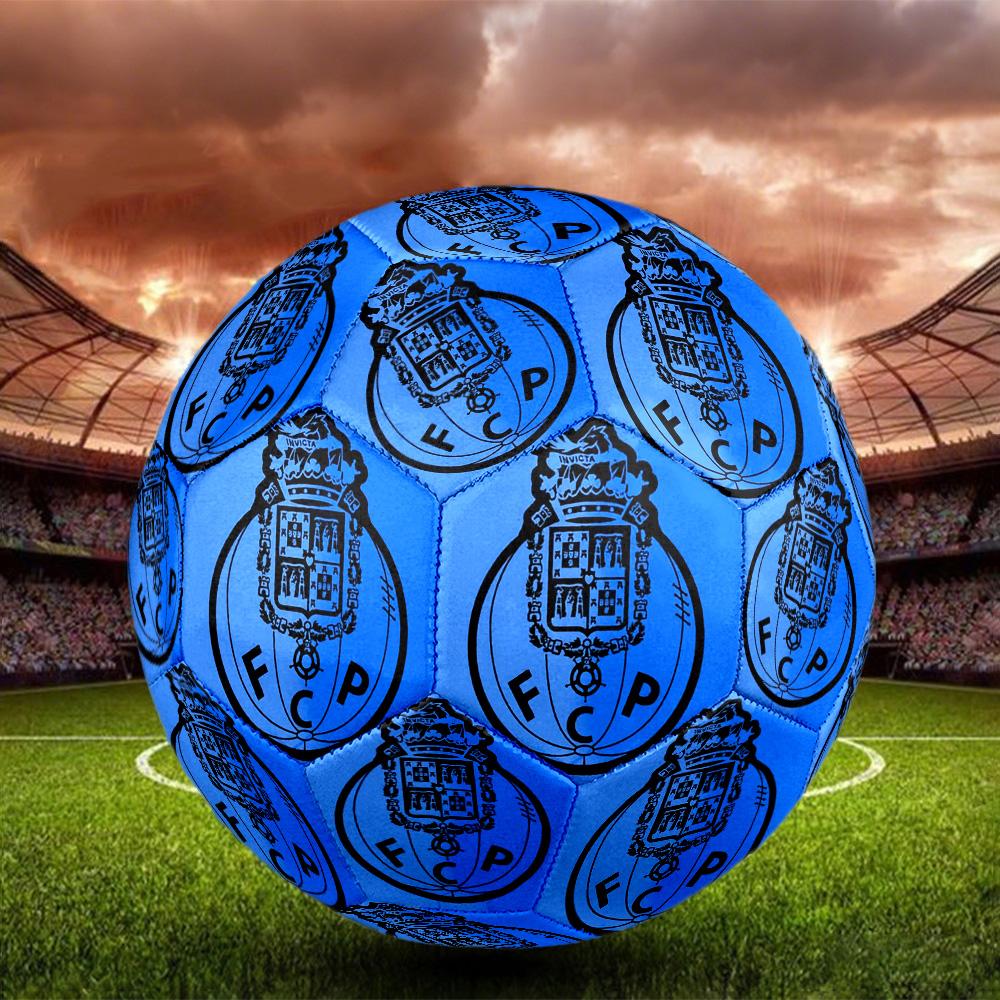 Porto Portugal  Indoor Soccer Ball Colorful All Ages Machine Stitched PVC Competition Ready Durable High-Bounce SIZE 5 Football.