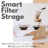 PLEAVIT Coffee Filter Holder Wooden Coffee Paper Disposable Filter Small Stand, Stand, Case,