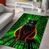 Funny Hacker Cat Carpet for Living Room Bedroom Bathroom Mat Creative Doormat Sofa Table Home Decor Area Rugged Luxury Gifts