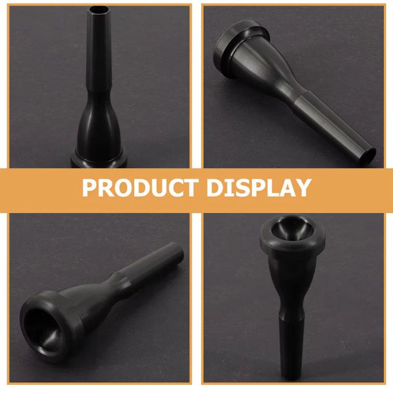 Plastic Trumpet Mouthpiece 27x10mm Black Trumpet Accessory Durable Trumpet Mouthpiece Music Accessories