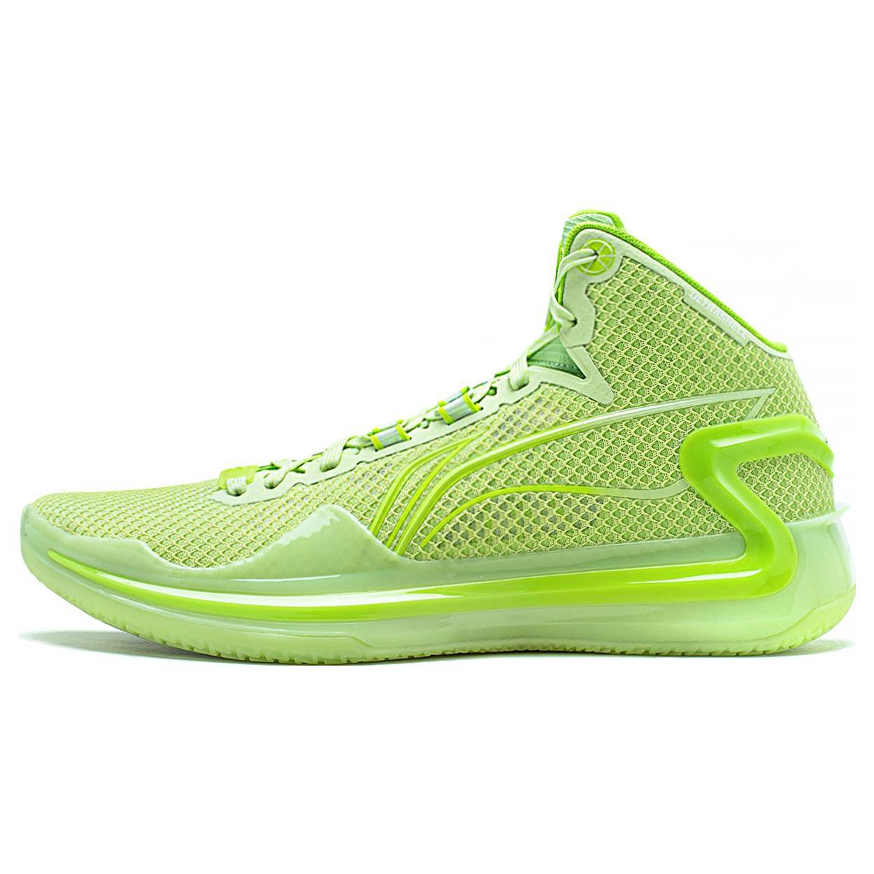 

LINING Liren 4 Баскетбольные кроссовки Мужские Средний верх Розовый бабочка Зеленый 41