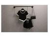 Plus Size Women's Summer Fashion Slimming Set: Irregular Top & Sports Shorts
