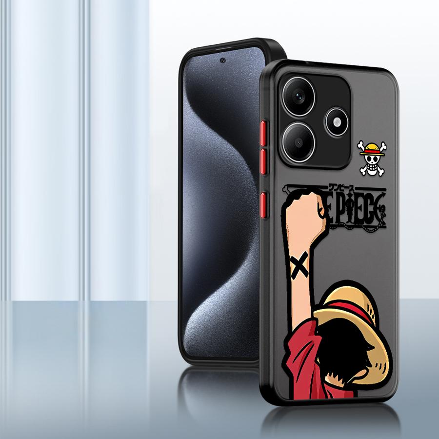 Funda Back Phone Cover Case for Xiaomi Redmi Note 14 12 14C 11 13C 9S 10 A4 13 Pro Plus One Pieces Zoro Luffy