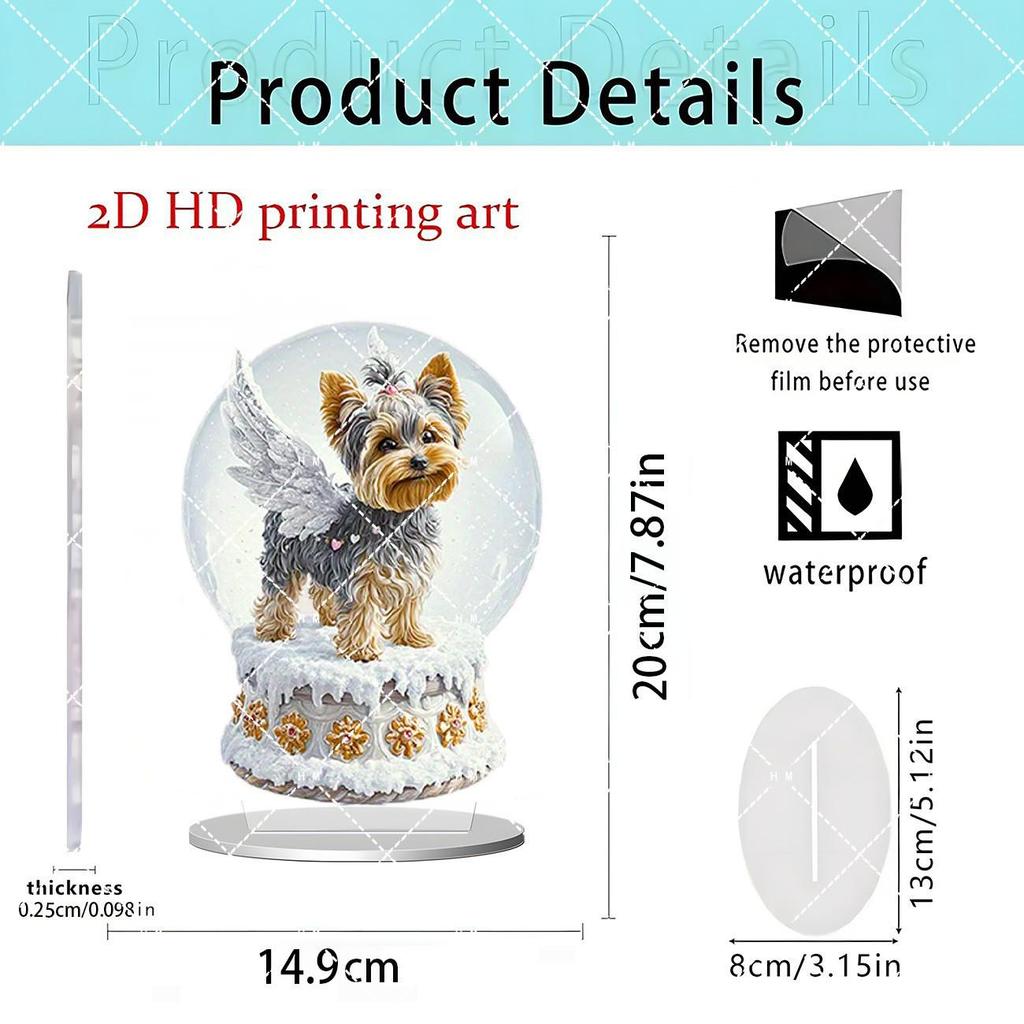 2D Acrylic Christmas Ornaments - Creative Holiday Crafts Series