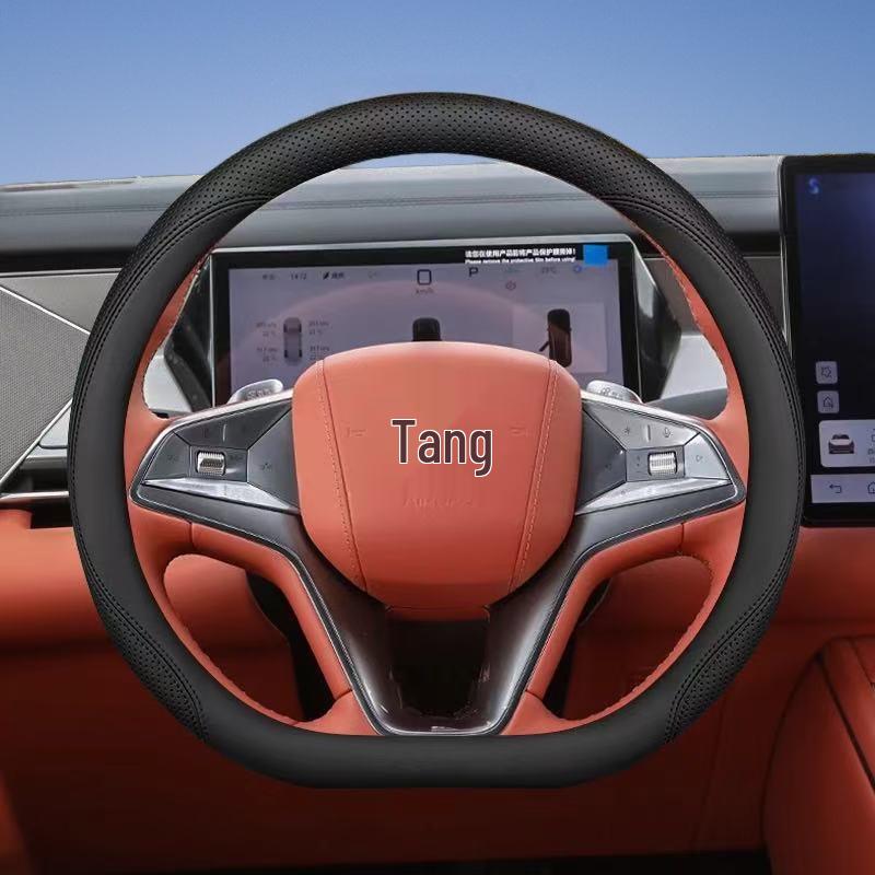 Husa Volan BYD Tang L: Piele Nappa, Anti-Alunecare, Accesoriu Interior DMI