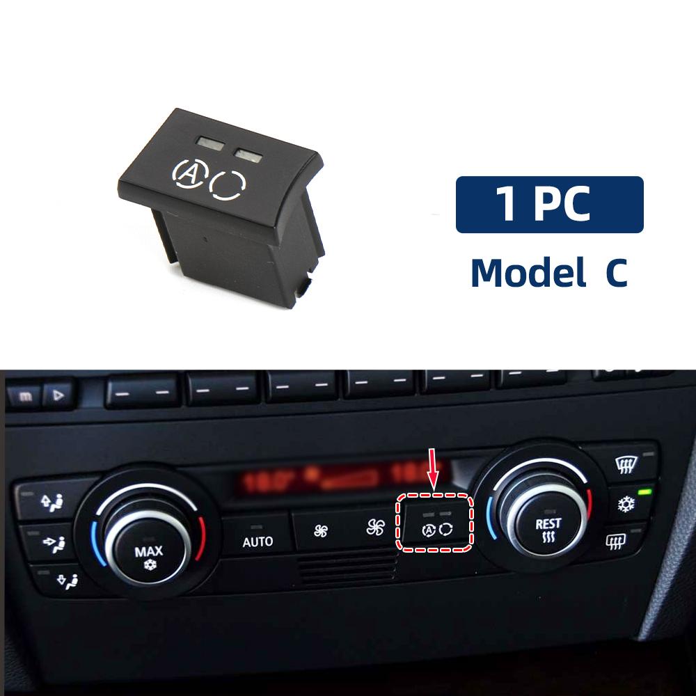 64119344143 For BMW 1 3 Series X1 X3 E90 E91 E87 Air Conditioner AC Temperature Control Button Keys Rotary Knob Replacement