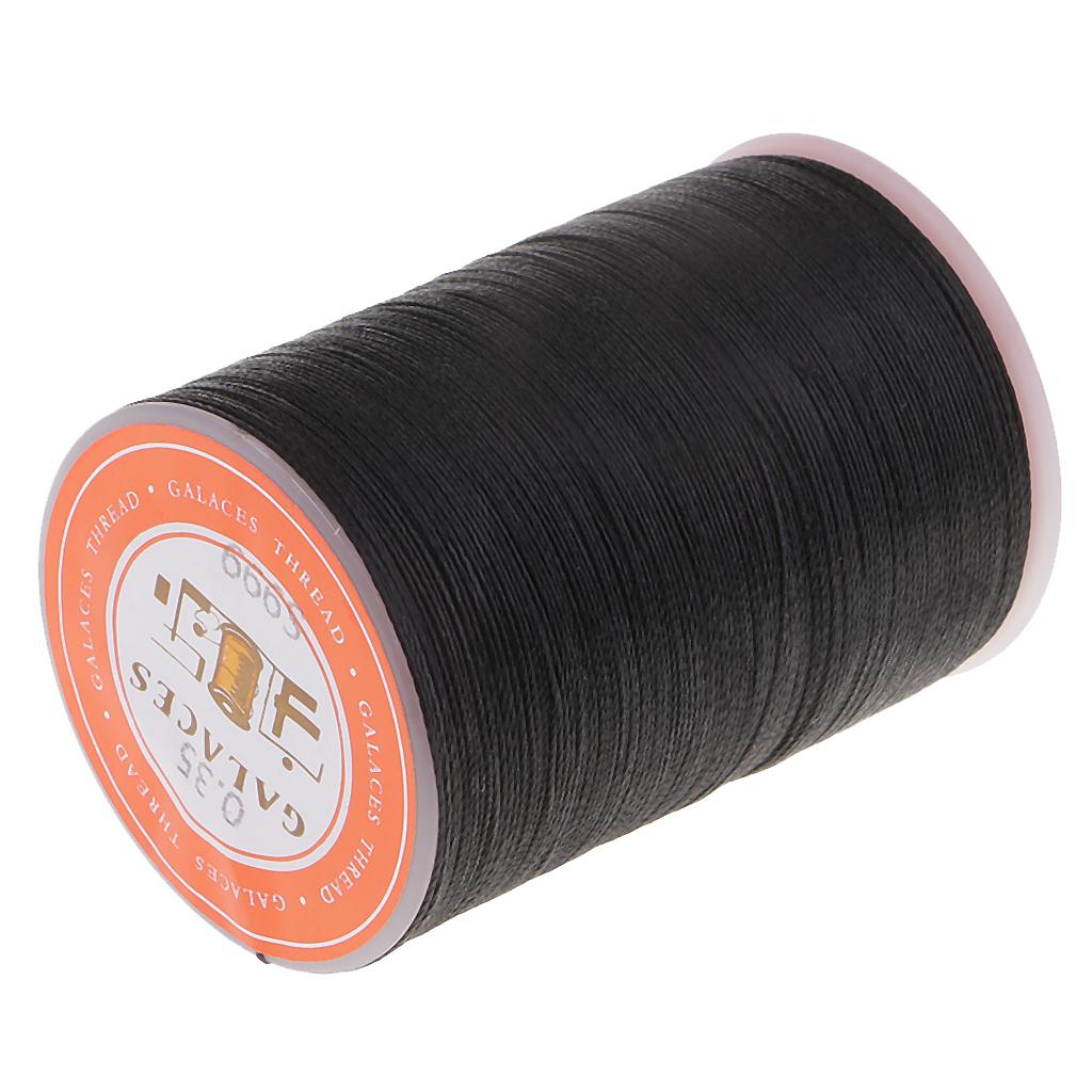 Hand Stitching Waxed Thread Polyester Cord for Leather Craft DIY Shoe Bag Carpet Repair and Beading