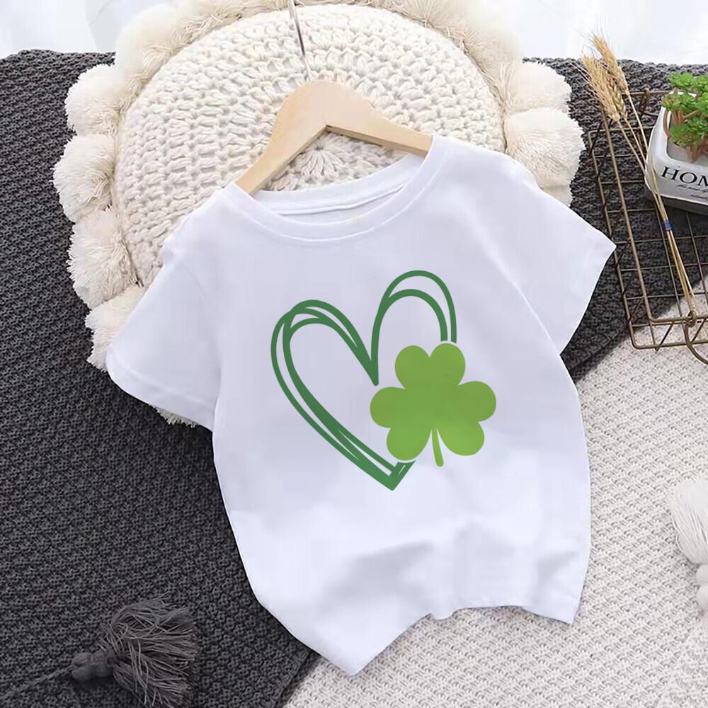 Mr Lucky Charm Print Kids T-shirt Children St. Patricks Day Shirt Boy Girl Clothes St. Patricks Day Toddler Outfits Shirts Gift