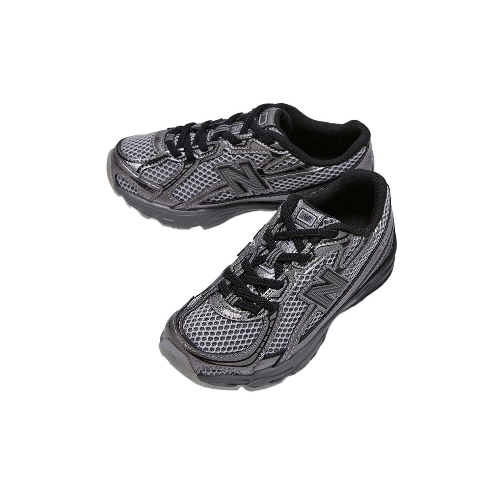New Balance Nb 740 Synthetic Leather Mesh Comfortable Lightweight Kids Running Shoes Kids Running Shoes Dark-Gray PZ740BSM