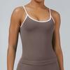 Womens Breathable Dryfit Sleeveless Sports Vest For Yoga And Running