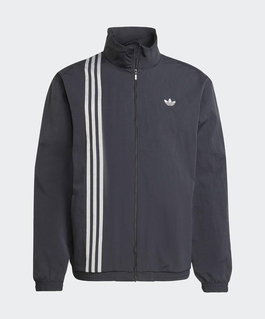 Adidas Firebird Front Stripe Woven Track Top - Black / Jv9882