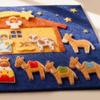 DIY Felt Nativity Scene Set Interactive Christmas Storyboard with Soft Figures Educational Religious Toy for Kids & Family Holiday Tradition