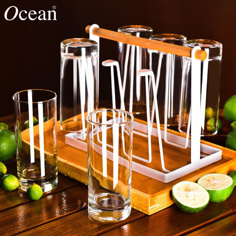 Ocean Thailand Imported Glass Beverage Cups Set