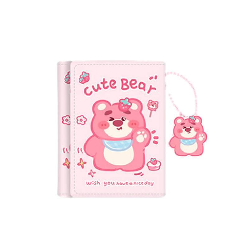 Stylish Anime Cartoon Print Wallet Mini Card Holder Easy Snap Closure Gender-neutral