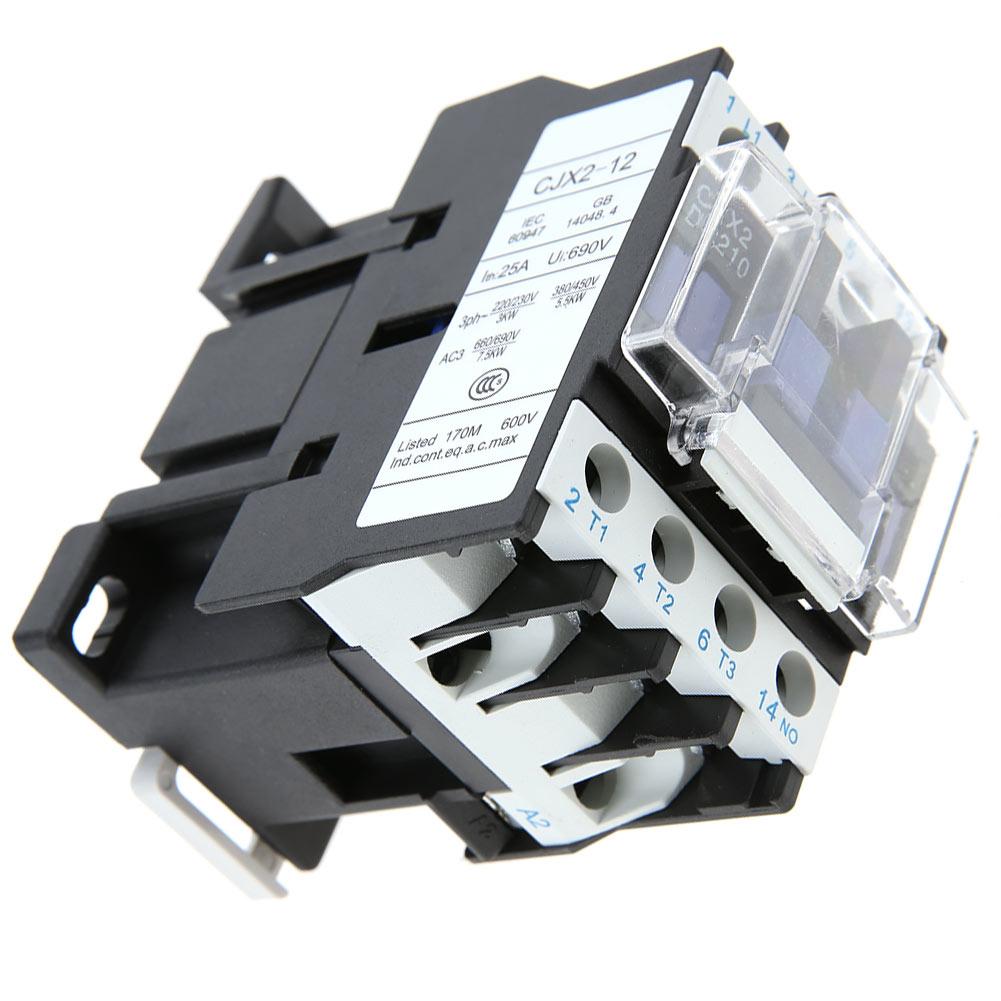 CJX2‑1210 High Sensitivity Industrial Electric AC Contactor 220V 12A