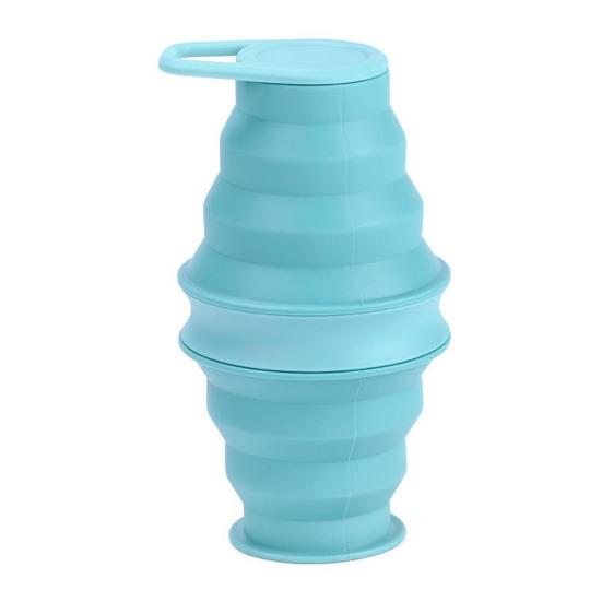 

Складная бутылка для воды 500 мл, пищевой класс, не содержит BPA, герметичный портативный чайник для путешествий, пешего туризма, спорта