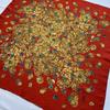 Used YVES SAINT LAURENT Yves Saint Laurent Scarf Silk Baroque Jewelry Red Gold Thin Large Vintage