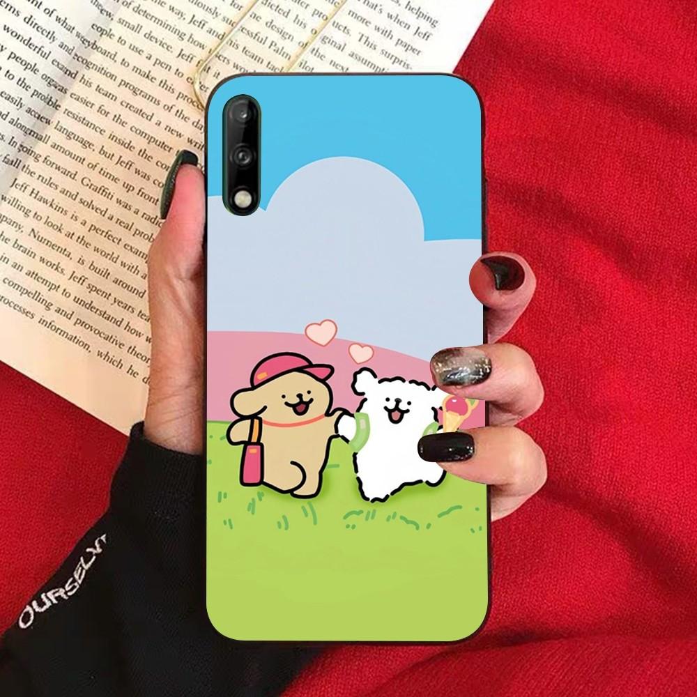

Cartoon L-Line D-Dog Phone Case For Huawei Honor 10 lite 9 20 7A 9X 30 50 60 70 pro plus Soft Silicone Cover Huawei Honor 10 lite